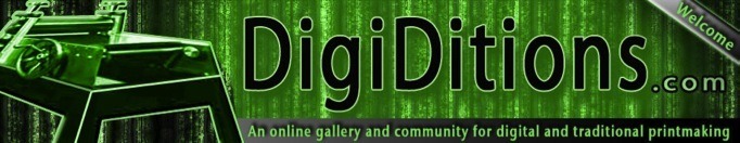 DigiDitions.com, an online gallery and community for digital and traditional printmaking